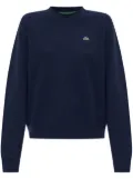 Lacoste relaxed-fit fleece crew-neck sweatshirt - Blue