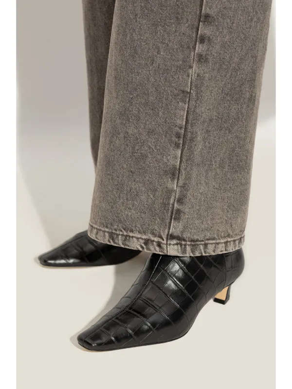 Michael Michael Kors Cosmo Stiefel Mit Kroko-Effekt 45mm Schwarz