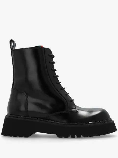 Gucci botas con agujetas