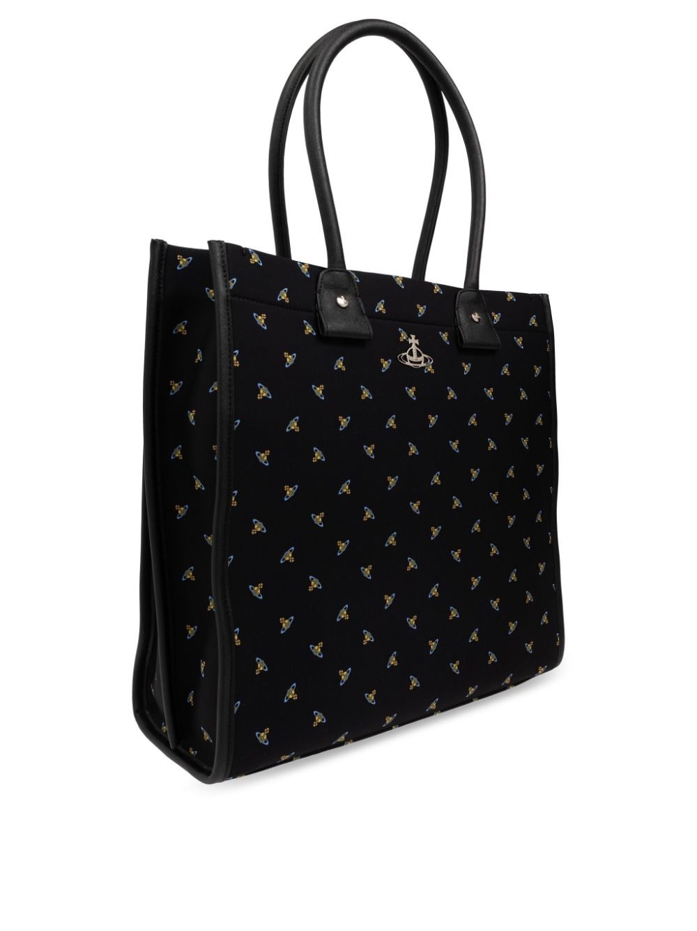 Shop Vivienne Westwood Teddy Tote Bag In Black