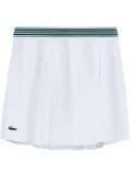 Lacoste piqué tennis shorts-skirt - White