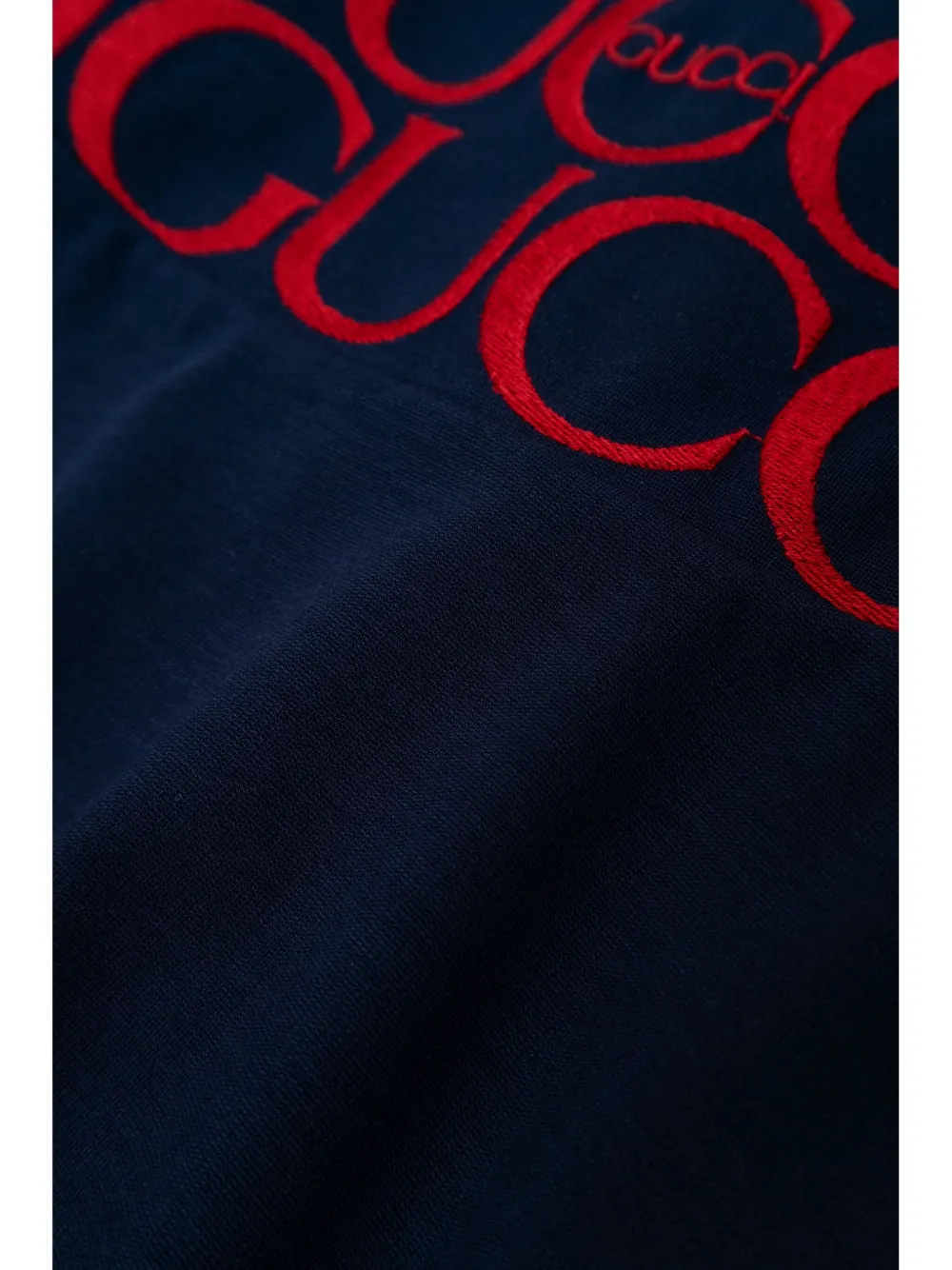 Gucci Kids Midi-jurk met logoprint Rood