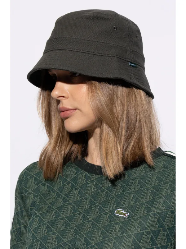 Lacoste Bob a Logo Brode Vert FARFETCH MA