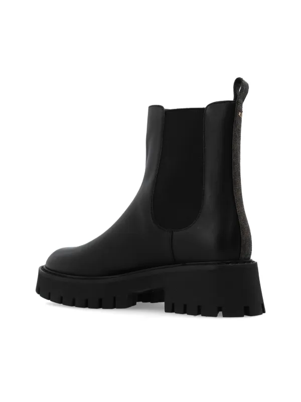 Michael Michael Kors Asher 50mm レザーアンクルブーツ | ブラック