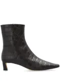 Michael Michael Kors 45mm Cosmo crocodile-embossed boots - Brown