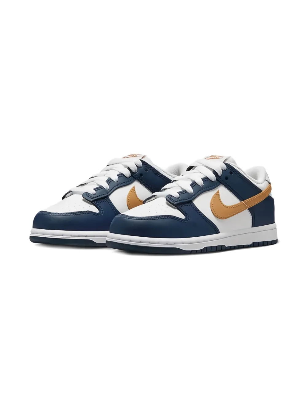 Nike Kids Dunk Low "Navy Blue" sneakers Blauw