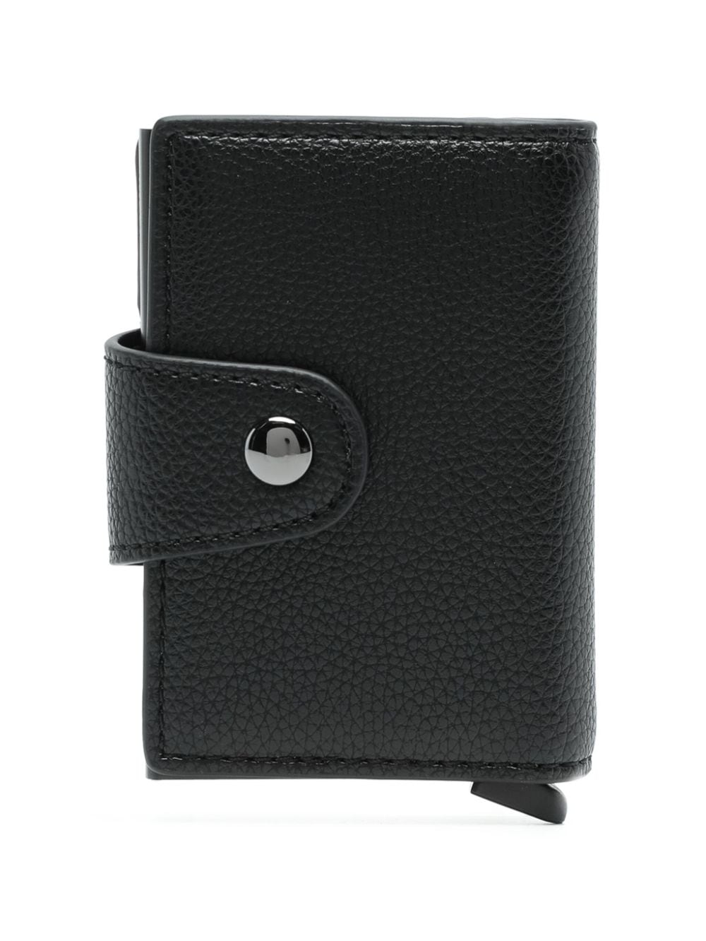 Shop Hugo Boss Logo-embossed Cardholder In Black