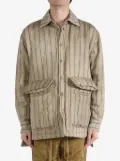 Uma Wang striped shirt - Brown