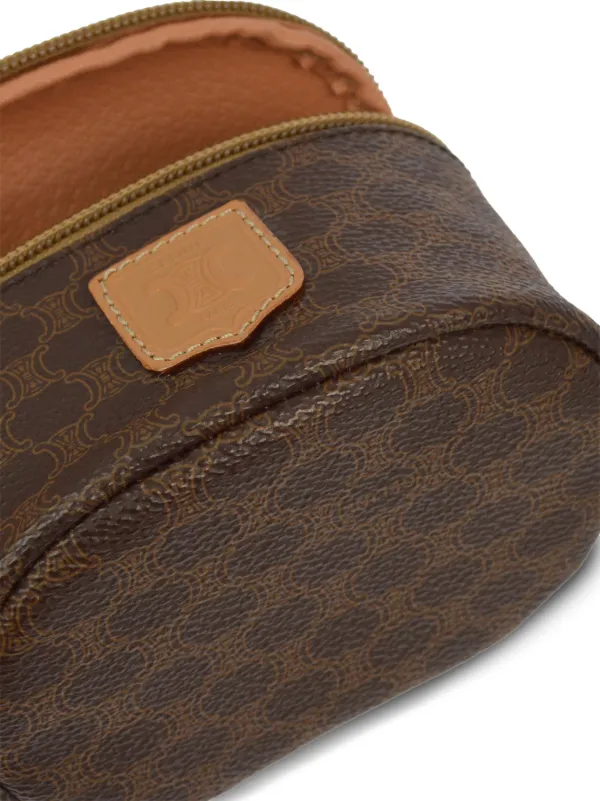 Celine Pre-Owned 1990-2000s Macadam Vanity Handbag | Brown | FARFETCH