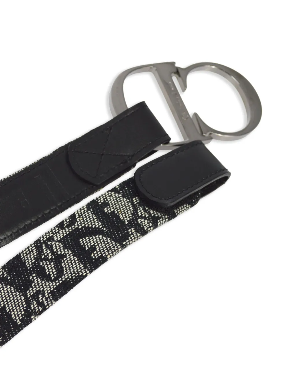 Dior Floral Trotter Print Embroidered Belt