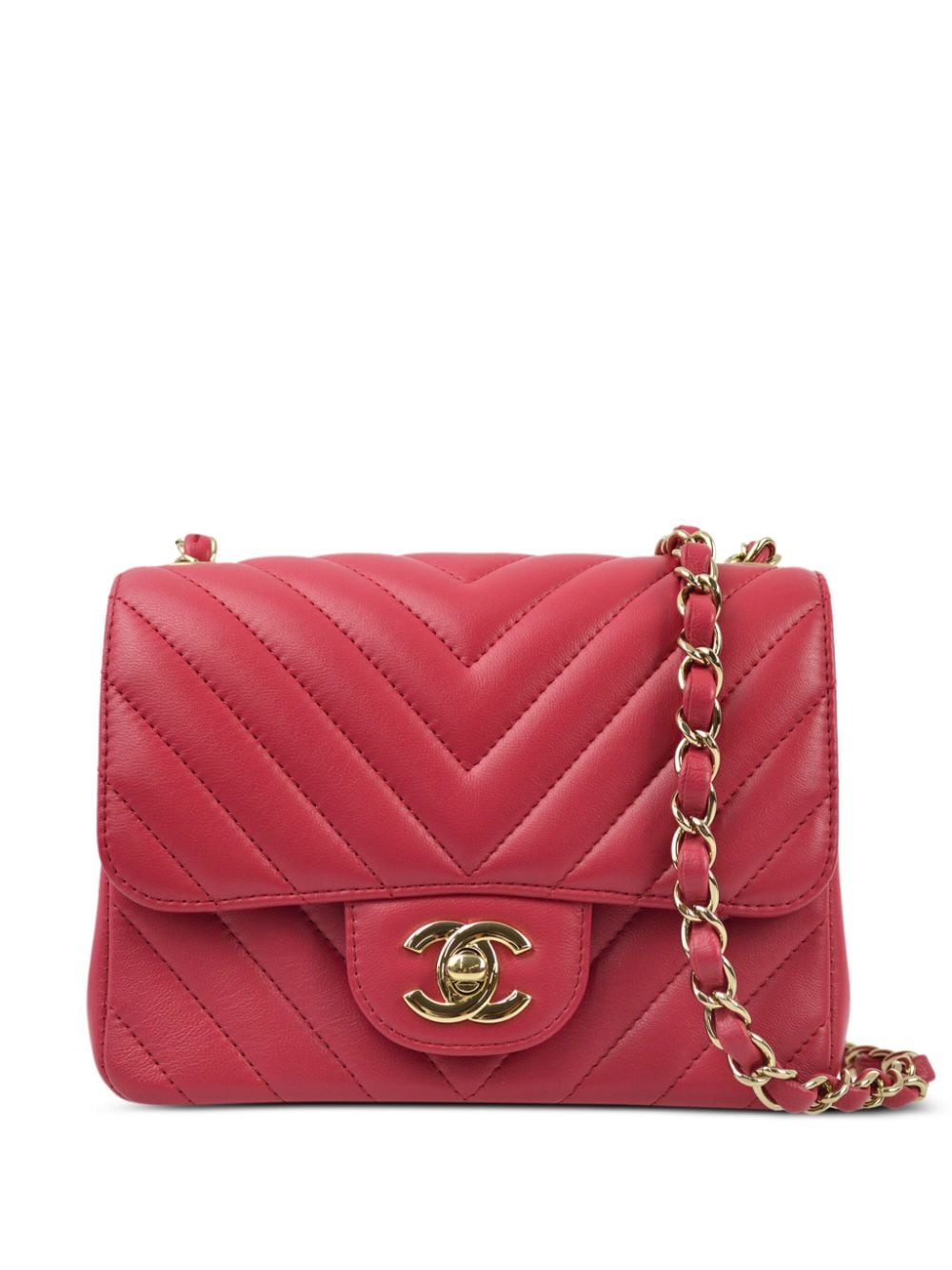 CHANEL Pre-Owned 2020 Mini Classic Flap Schultertasche - Rosa