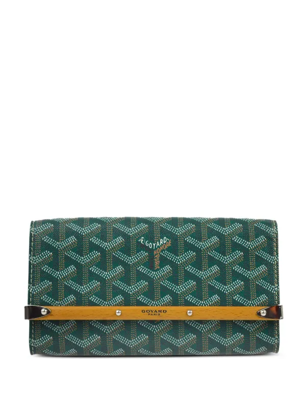 Goyard Pre Owned 2010 2020s Mini Monte Carlo Clutch Bag Green FARFETCH IE