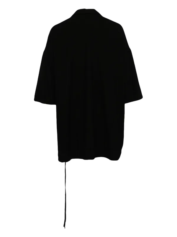 Rick Owens DRKSHDW キャンプカラー シャツ | ブラック | FARFETCH JP