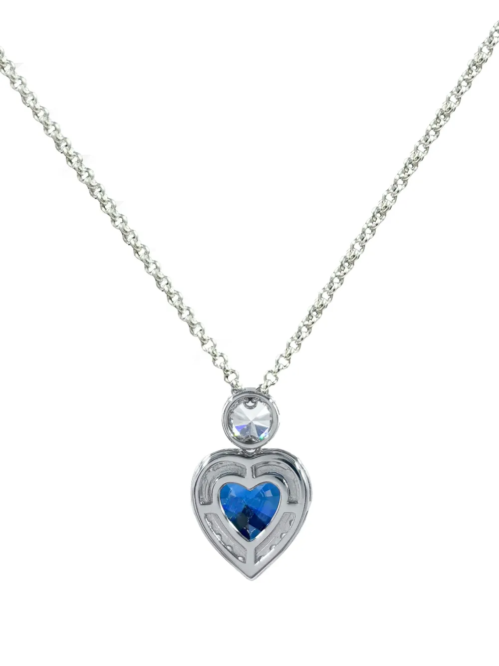 Juwelina Paris Halsketting met saffier - Blauw