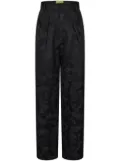 Shanghai Tang jacquard straight trousers - Black