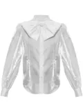 Noir Kei Ninomiya bow detailing blouse - White