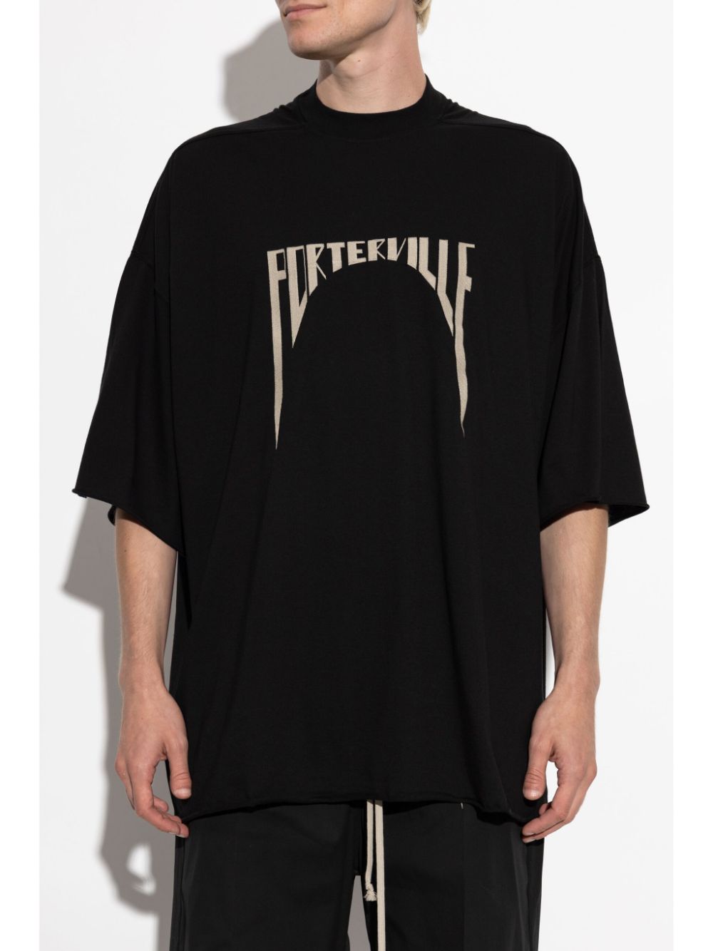 Shop Rick Owens Graphic-print T-shirt In Black