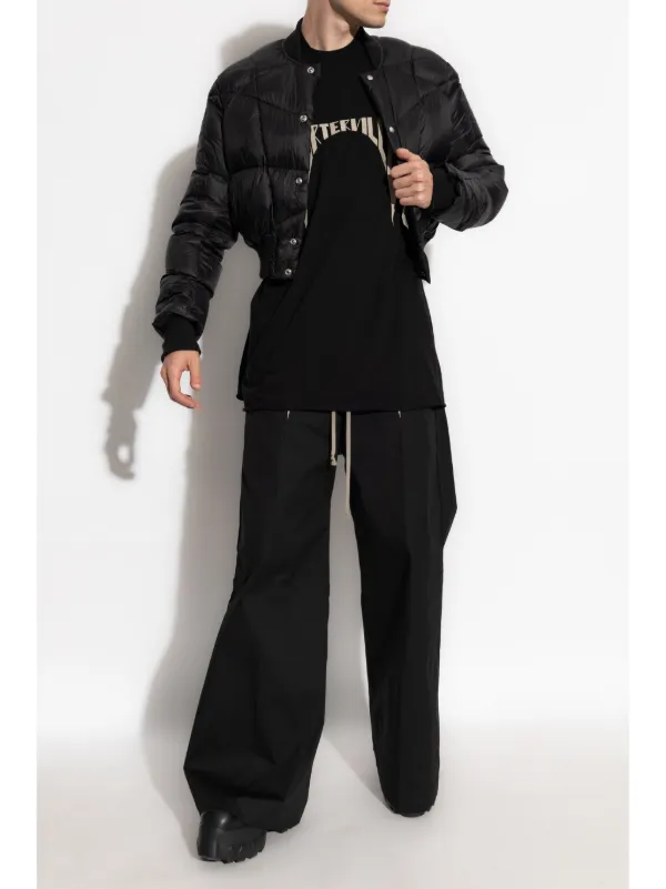 Rick Owens graphic-print T-shirt | Black | FARFETCH