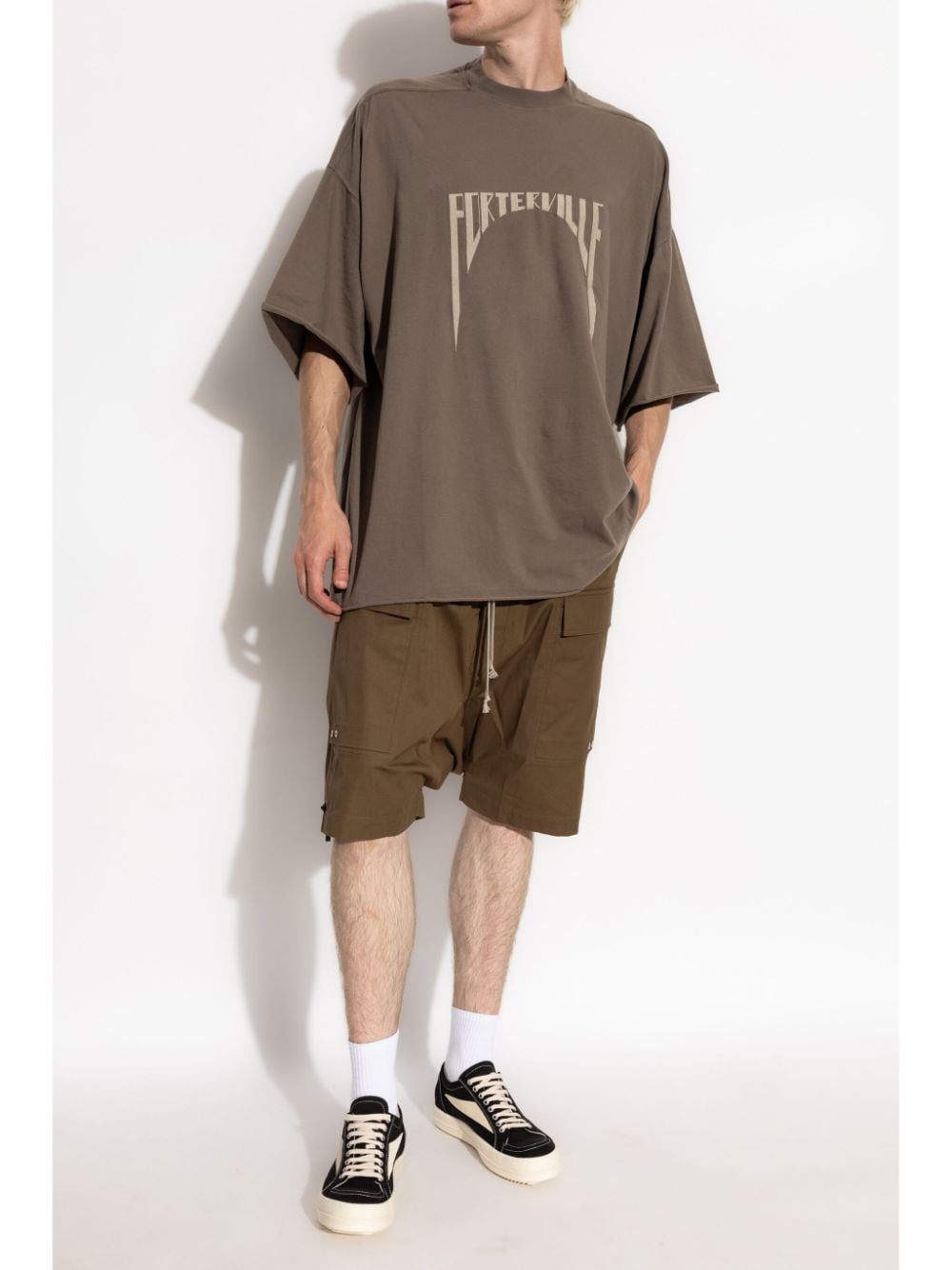 Rick Owens organic-cotton T-shirt - Bruin