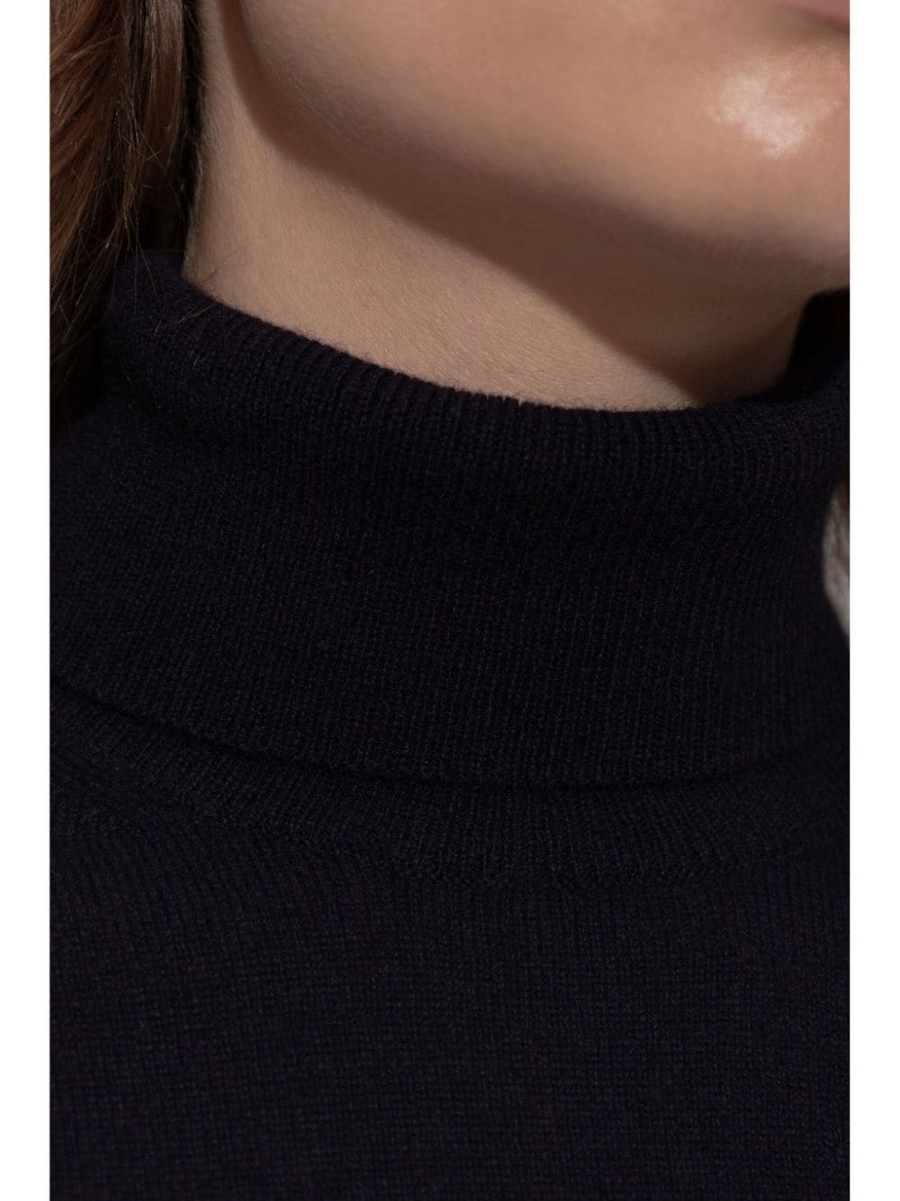 Shop Comme Des Garçons Comme Des Garçons Cashmere Turtleneck Sweater In Black