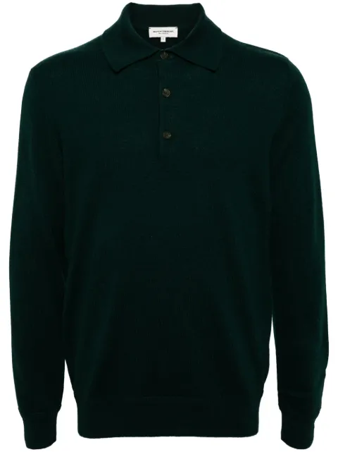 Man On The Boon. suéter de cachemira estilo playera tipo polo