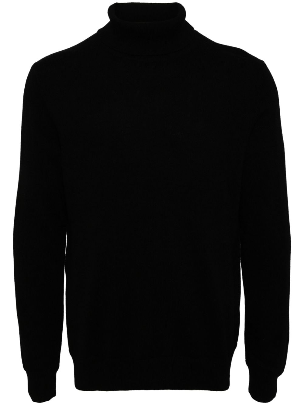 Shop Man On The Boon. Cashmere Roll-neck Jumper In Black