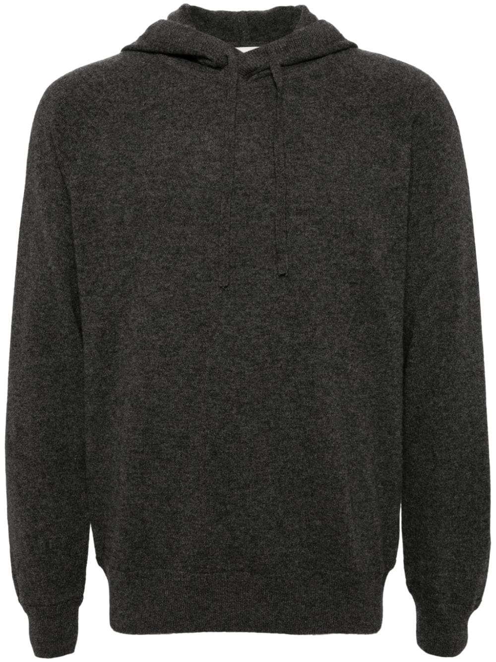 Shop Man On The Boon. Long-sleeved Cashmere Hoodie In Grey