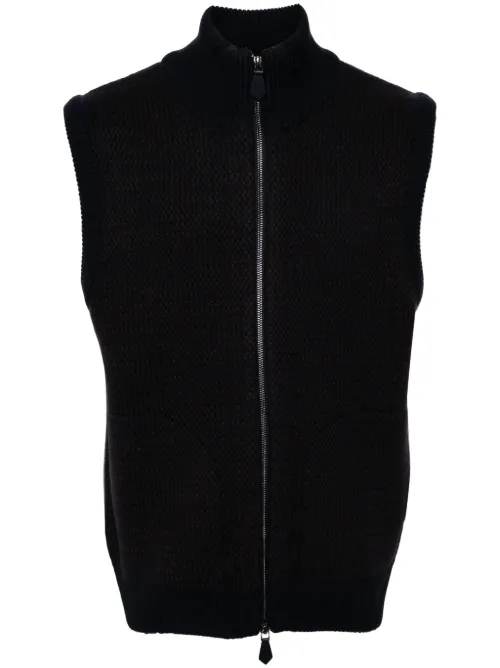 Gilet en laine à fermeture zippée - Man On The Boon. - Modalova