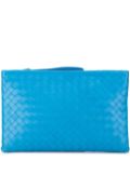 Bottega Veneta Pre-Owned 2012-2023 Large Intrecciato clutch bag - Blue