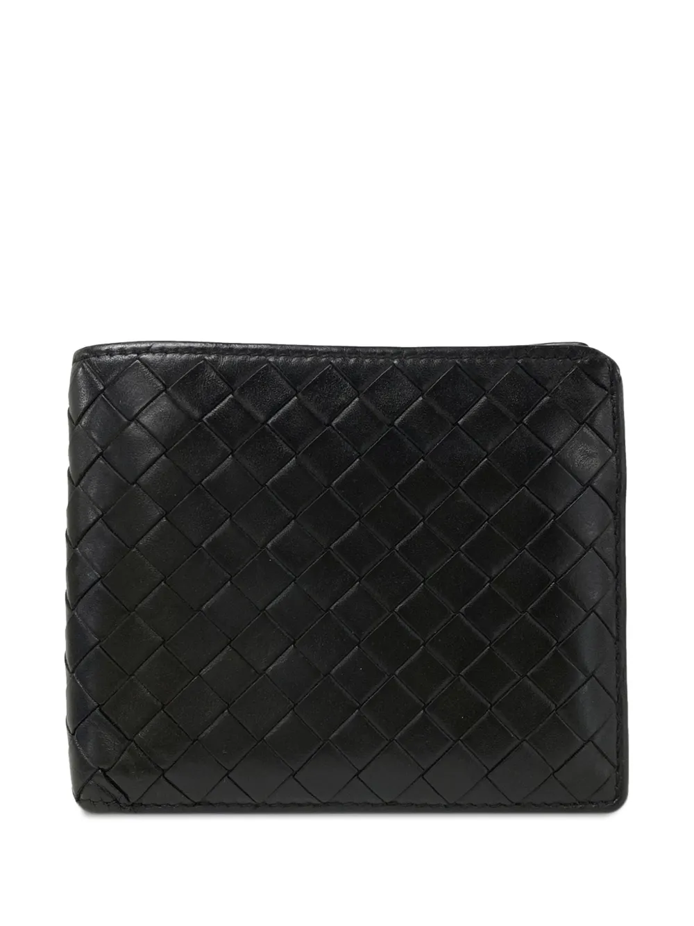 Bottega Veneta Pre-Owned 2000-2010 Intrecciato Bifold Wallet small wallets - Black