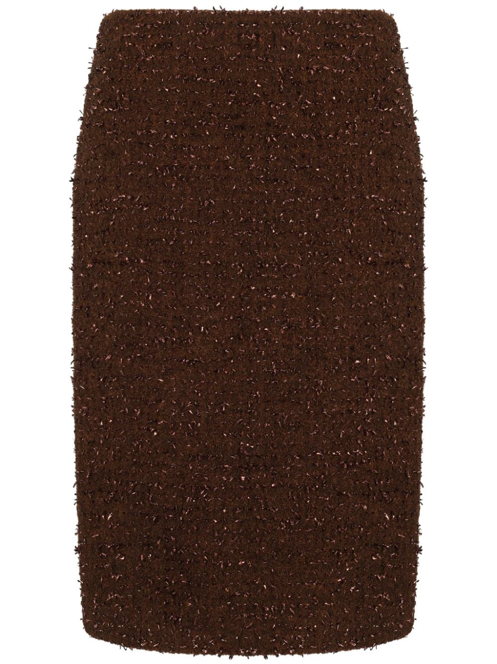 Shop Gianluca Capannolo Eve Marie Midi Skirt In Brown