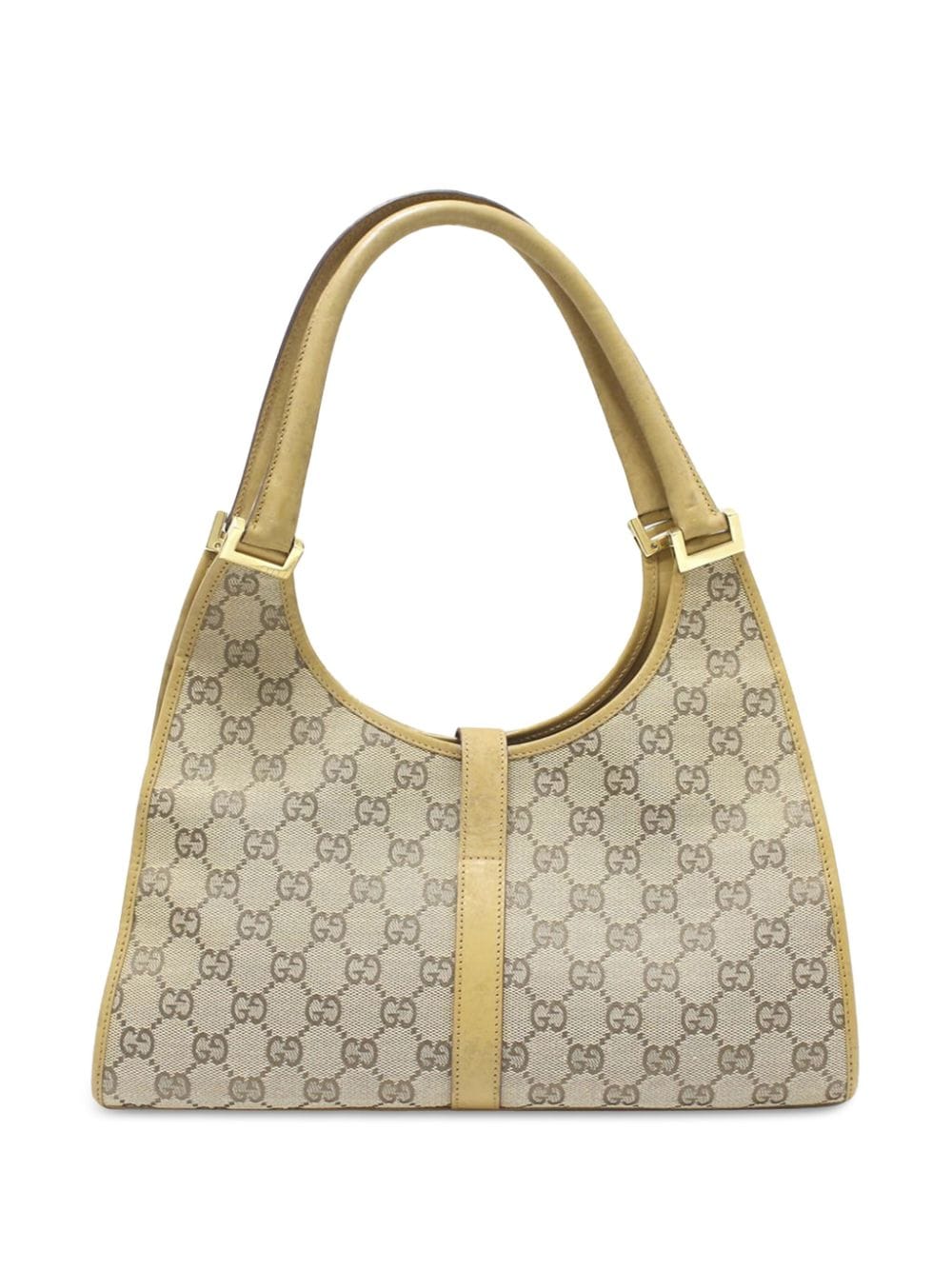 Gucci Pre-Owned 2000-2015 GG Canvas Jackie Bardot schoudertas - Bruin