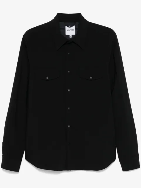 ASPESI flannel shirt jacket
