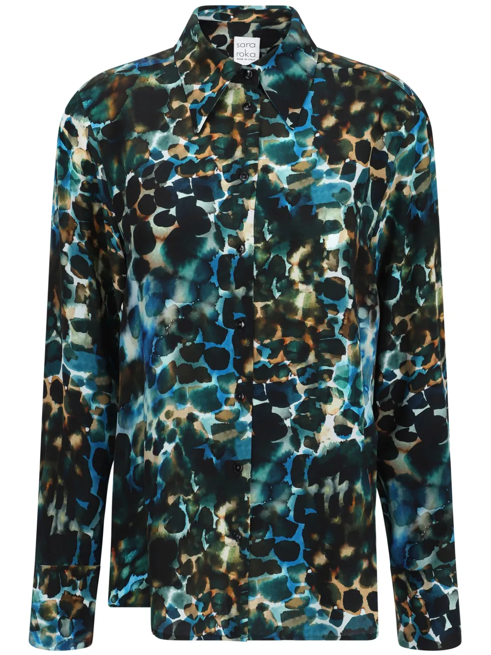 Sara Roka abstract-print shirt - 302