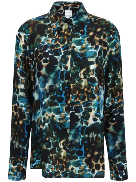 Sara Roka abstract-print shirt