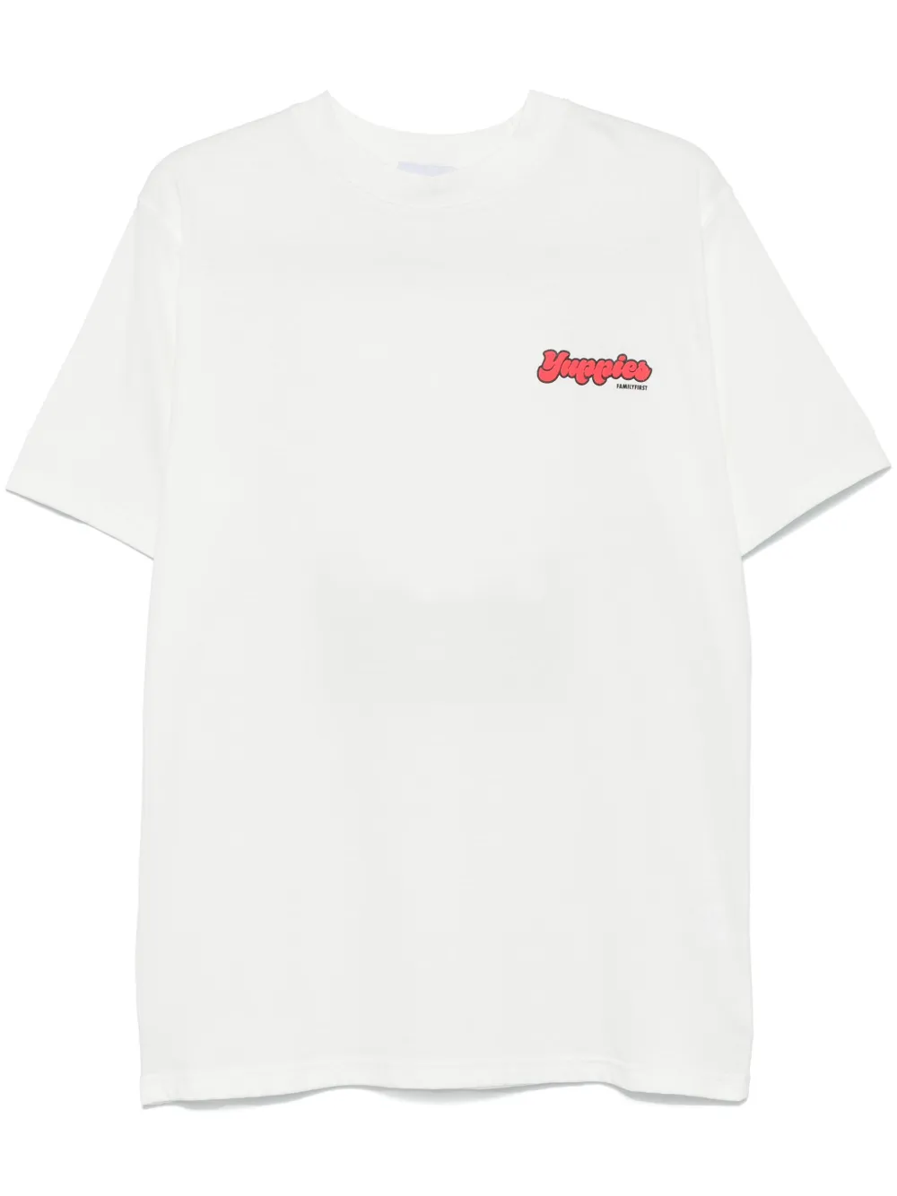 Family First Yuppies T-shirt Wit