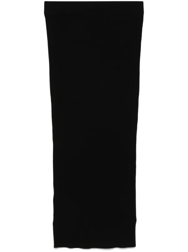 ワンピース PAROSH Women Mid Skirts GRADIENT D722511 013 237004 Black P.A.R.O.S.H. Layered Detail Midi Skirt | Black | FARFETCH