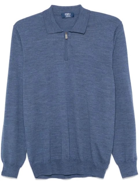 Fedeli fine-knit polo shirt