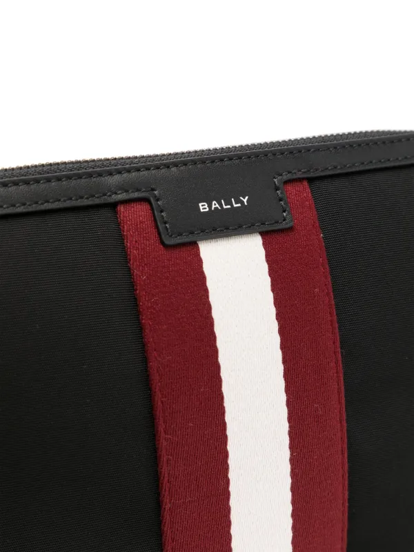 Bally logo-tape Clutch Bag | Black | FARFETCH