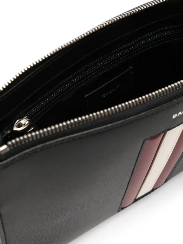 Bally Mythos panel-detail Leather Clutch Bag | Black | FARFETCH AM