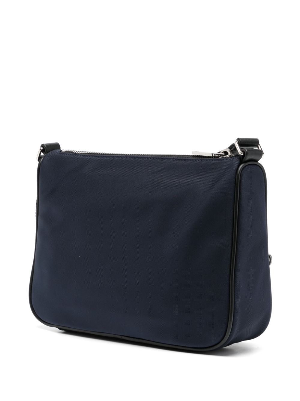 Shop Bally Logo-printed Shoulder Bag In Blue