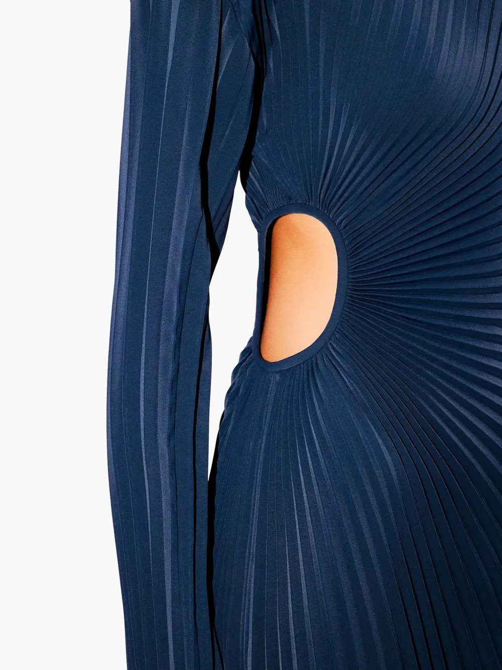 Kenzo Sun-ray mdi-jurk Blauw