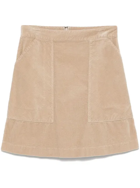 ASPESI corduroy mini skirt