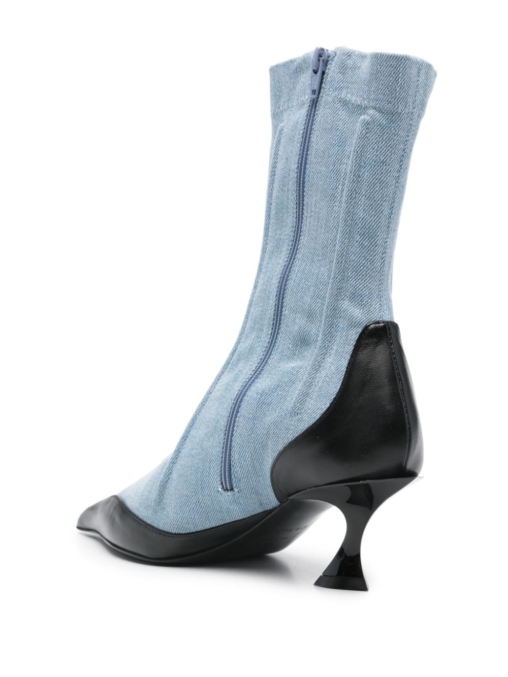 MUGLER 55MM DENIM BOOTS 