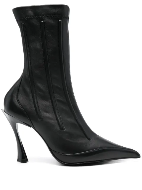 Mugler botas con tacón de 95mm