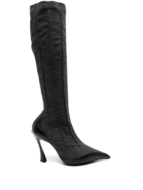 Mugler botas con tacón de 105mm