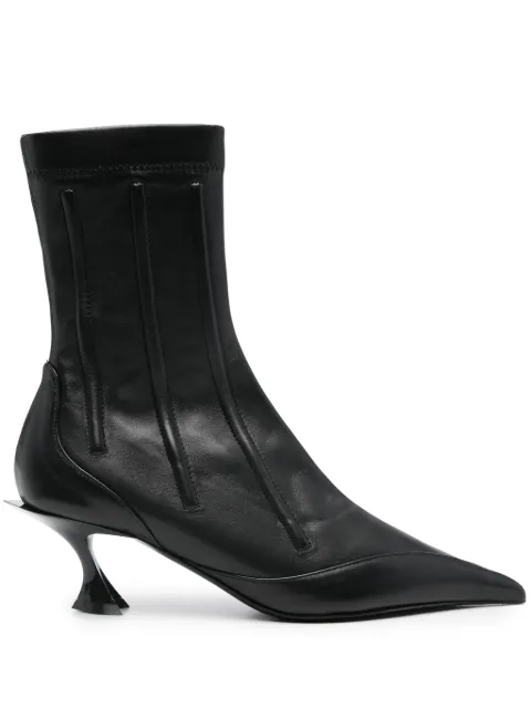 Mugler botas con tacón de 55mm