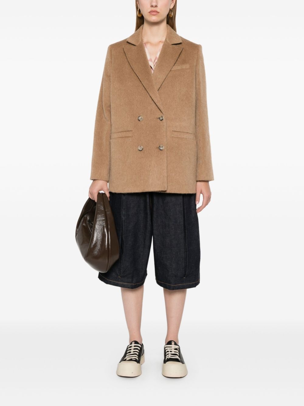 Shop Apc Lucia Blazer In Brown