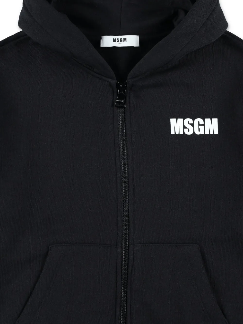 zipped hoodie