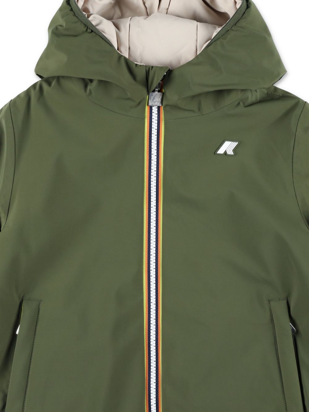 Shop K-way Jack St Warm Jacket In Green